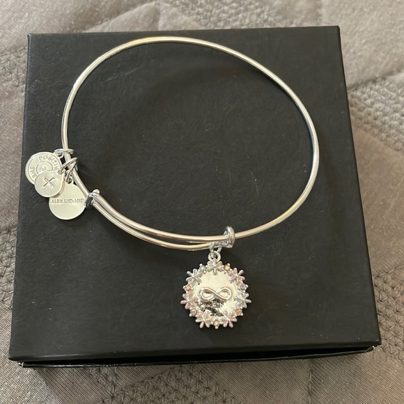 Alex and Ani  Bangle with Charm - Picture 2 of 3